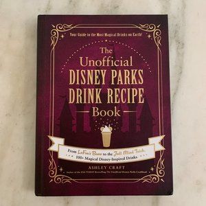 3/$20 Disney Parks The Unofficial Drink Recipe Book, Hardcover